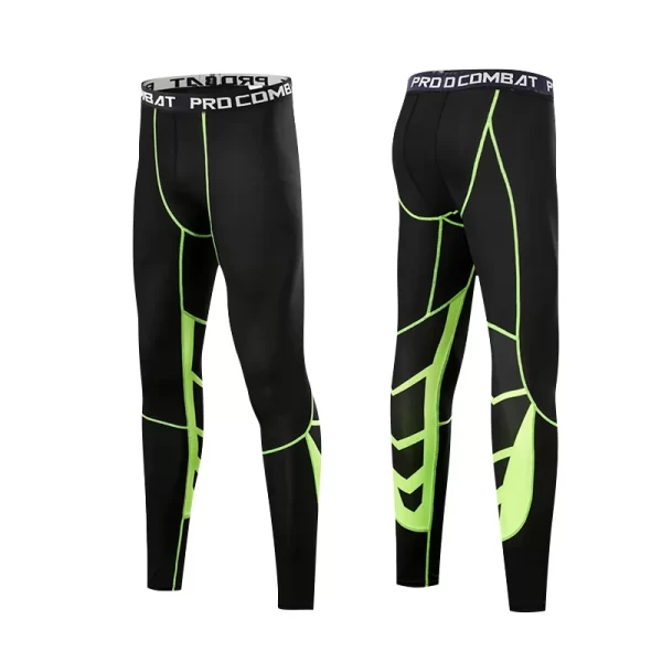 Men's Lycra Compression Pants Cycling Running Basketball Soccer Elasticity Sweatpants Fitness Tights Legging Trousers Rash Guard - Image 18