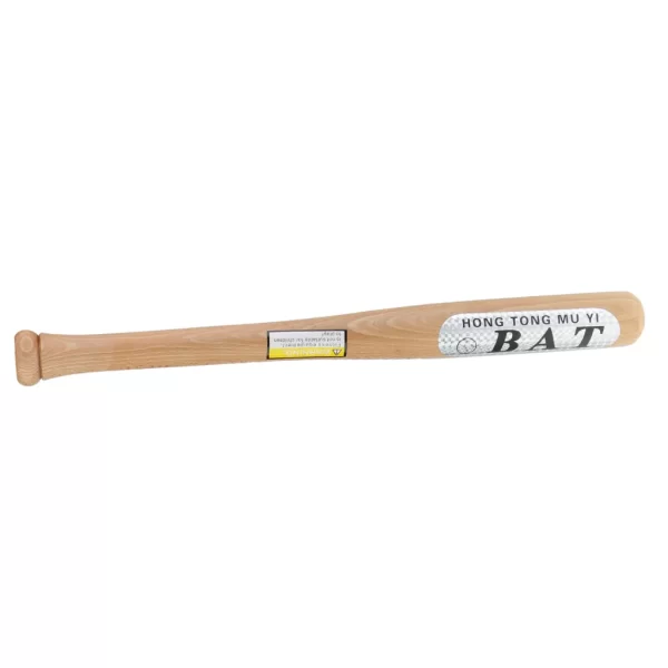 Natural Wooden Training Baseball Bat - Image 2