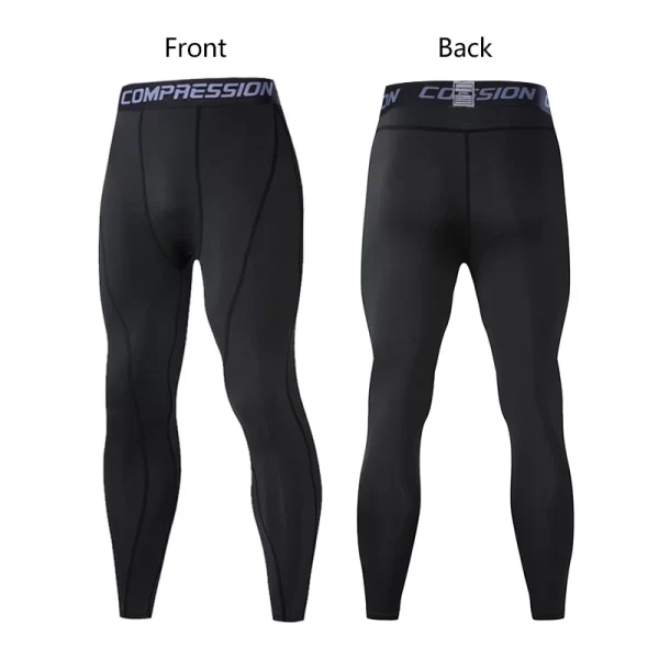 Men's Lycra Compression Pants Cycling Running Basketball Soccer Elasticity Sweatpants Fitness Tights Legging Trousers Rash Guard - Image 9