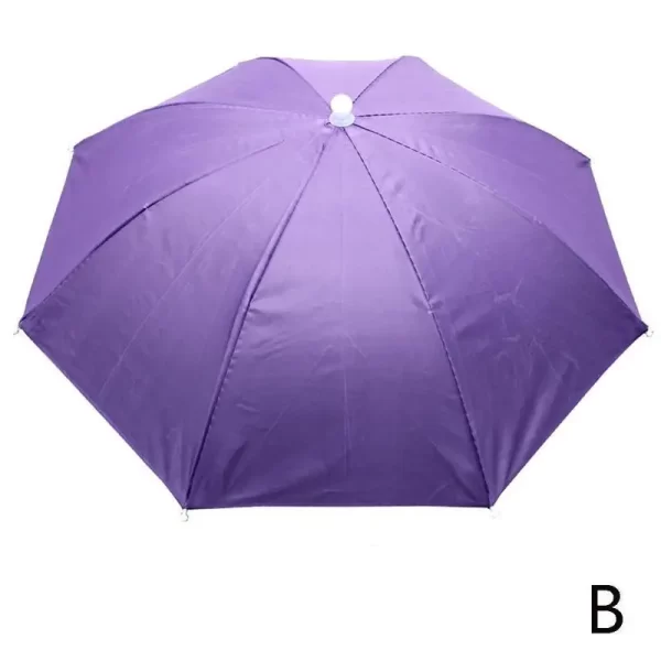 Portable Rain Umbrella Hat Foldable Outdoor Fishing Sunshade Waterproof Camping Headwear Beach Head Hats Fishing Hat 50/55/69CM - Image 16