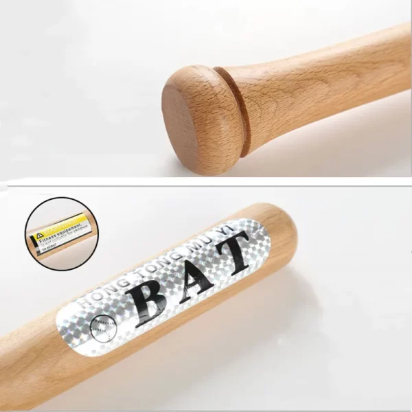 Children's Wood Baseball Bat - Image 4