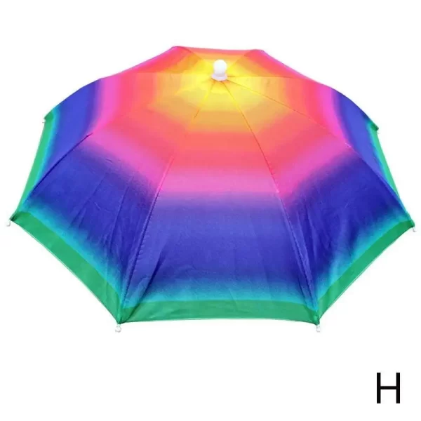 Portable Rain Umbrella Hat Foldable Outdoor Fishing Sunshade Waterproof Camping Headwear Beach Head Hats Fishing Hat 50/55/69CM - Image 19
