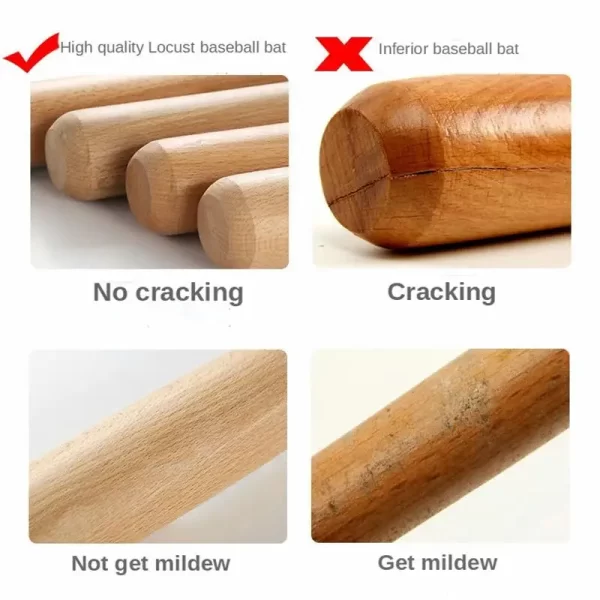 20" Professional Hardwood Baseball Bat - Image 3