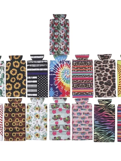 1PC Neoprene Beer Can Cooler Drink Cup Bottle Sleeve Insulator Wrap Cover 2020 NEW COLOR RANDOM