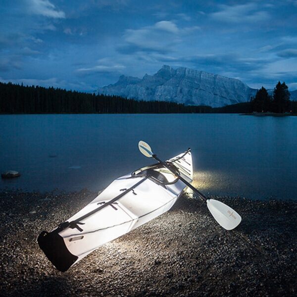 Hard Shell Canoe with Paddle - Image 4