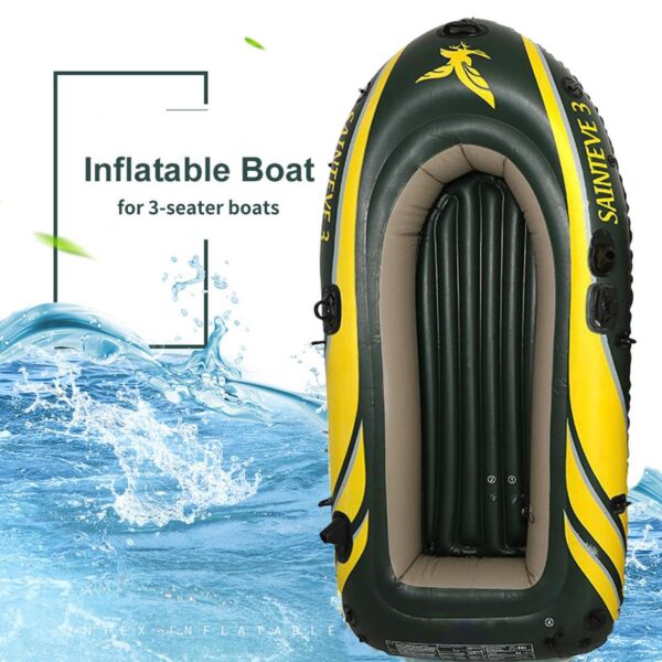 3 Person PVC Kayak With 2 Paddles - Image 4
