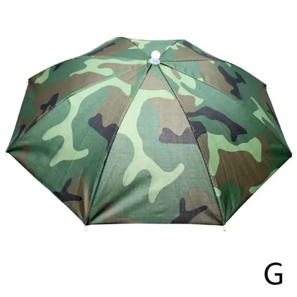 Portable Rain Umbrella Hat Foldable Outdoor Fishing Sunshade Waterproof Camping Headwear Beach Head Hats Fishing Hat 50/55/69CM - Image 20