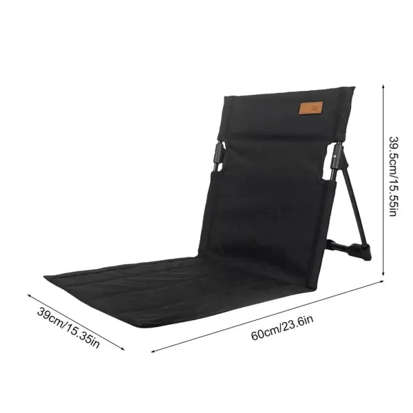Folding Lawn Chairs For Adults 600D Oxford Cloth Lightweight Camping Chair Portable Stadium Seats For Bleachers Seat Cushion - Image 9