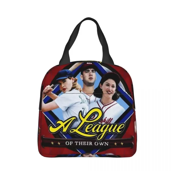 A League Of Their Own Baseball Insulated Lunch Bag Thermal Bag Reusable High Capacity Tote Lunch Box Men Women School Travel