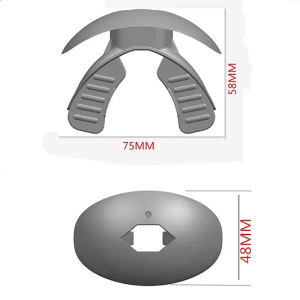 Professional Sport Mouth Guard With Lanyard Ice Hockey Rugby Sports Mouth Guard Lip Guard Air Braces Boxing Football Tooth Brace - Image 3
