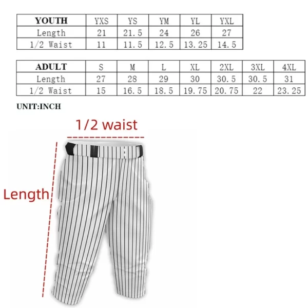 Professional Striped Pants with Zipper Fly - Image 3
