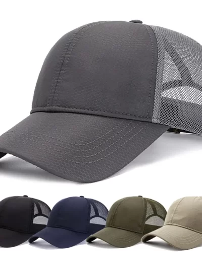 Mesh Snapback Cap