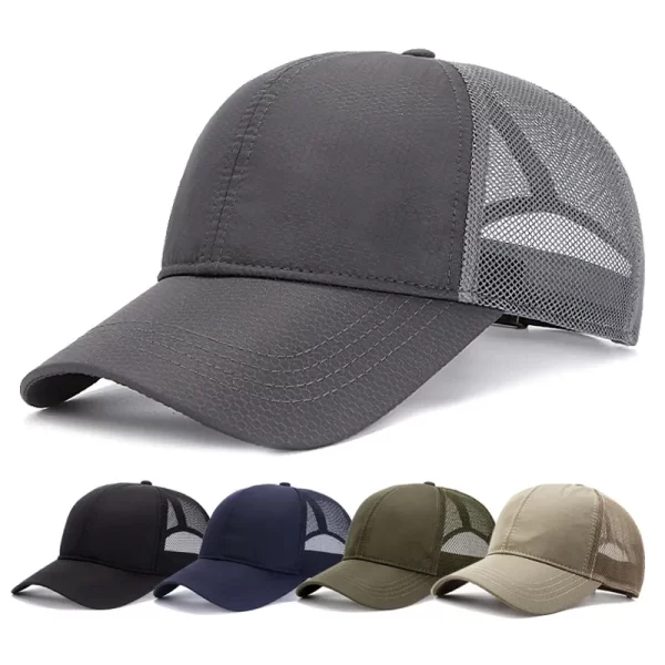 Mesh Snapback Cap