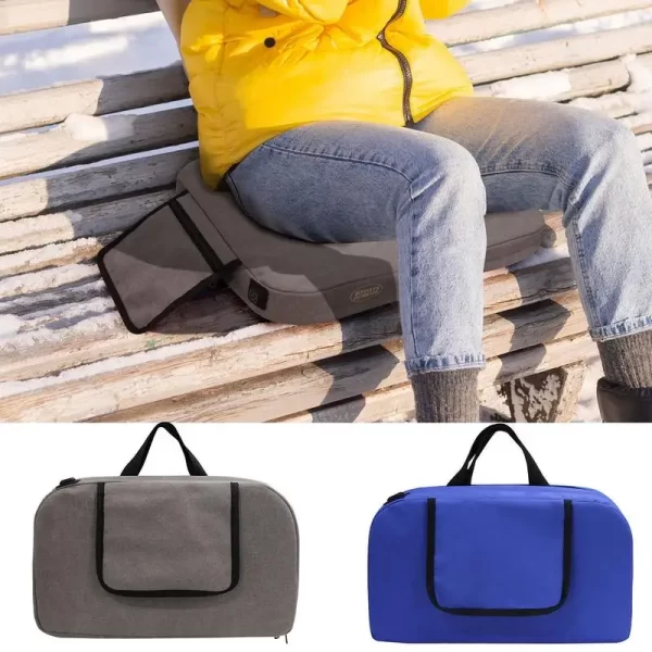 Heated Chair Cushion Heating Pad Stadium Seat Cushion Foldable Bleacher Outdoor Sports Offices Traveling Home Camping Fishing - Image 3