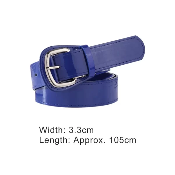 Pu Leather Unisex Baseball Belt - Image 6