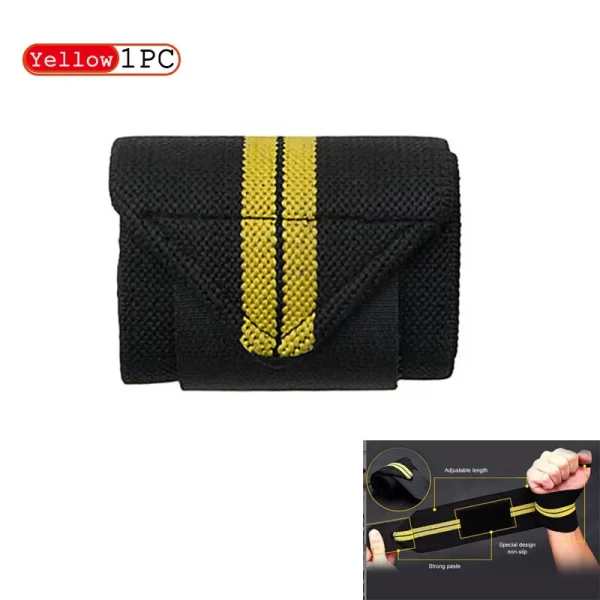 2pcs Elastic Bandage Wrist Guard Support Arthritis Gloves Sprain Band Wrist Protector Hand Brace Elastic Sports Safety Wristband - Image 7