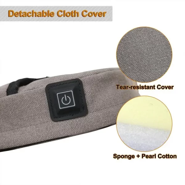 Heated Chair Cushion Heating Pad Stadium Seat Cushion Foldable Bleacher Outdoor Sports Offices Traveling Home Camping Fishing - Image 5