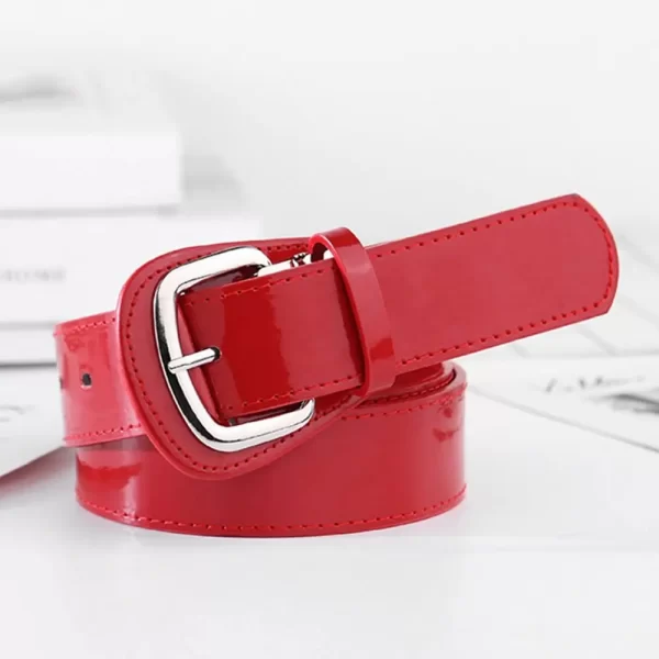 Pu Leather Unisex Baseball Belt - Image 7