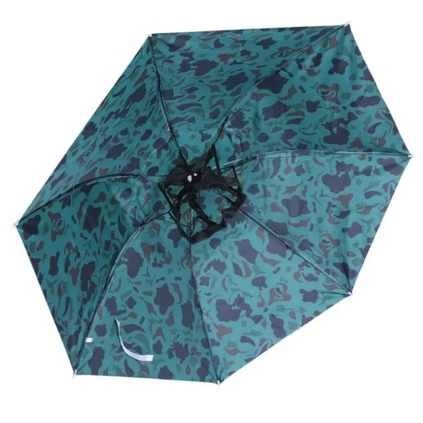 90CM Large Head Umbrella Anti-UV Anti-Rain Outdoor Travel Fishing Umbrella Hat Portable Three-Folding Umbrella Men Women - Image 4