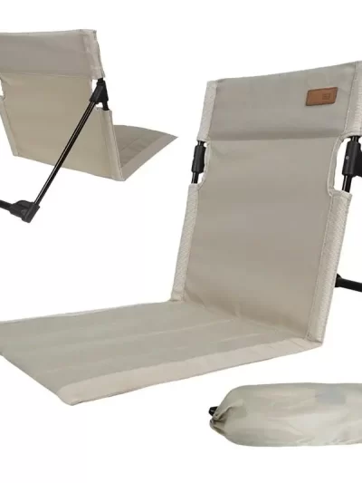 Folding Lawn Chairs For Adults 600D Oxford Cloth Lightweight Camping Chair Portable Stadium Seats For Bleachers Seat Cushion