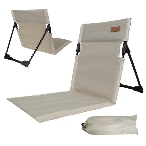 Folding Lawn Chairs For Adults 600D Oxford Cloth Lightweight Camping Chair Portable Stadium Seats For Bleachers Seat Cushion