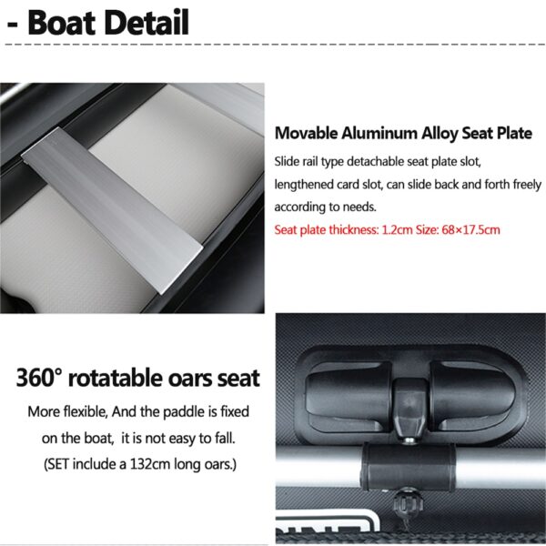 2-6 Person Kayak with Air Deck Set - Image 4