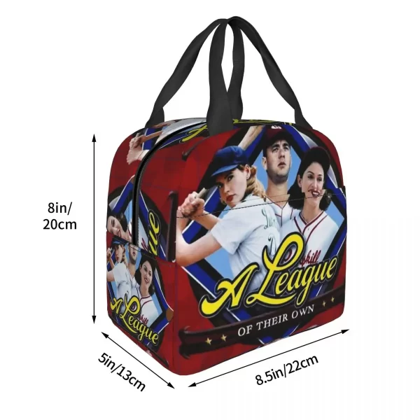 A League Of Their Own Baseball Insulated Lunch Bag Thermal Bag Reusable High Capacity Tote Lunch Box Men Women School Travel - Image 6