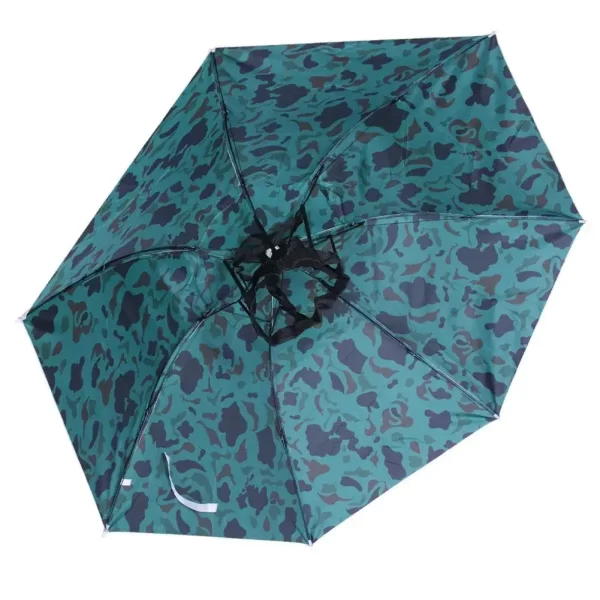 90CM Large Head Umbrella Anti-UV Anti-Rain Outdoor Travel Fishing Umbrella Hat Portable Three-Folding Umbrella Men Women - Image 7