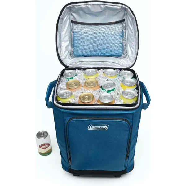 Coleman Chiller Series Insulated Soft Coolers, Leak-Proof 9/16/28/30/42 Can Coolers with Ice Retention,Wheeled & Backpack Cooler - Image 4