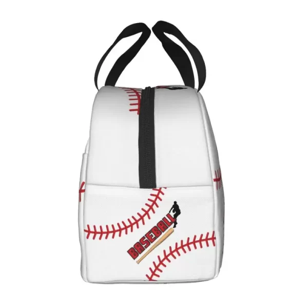 Baseball Sport Pattern Lunch Bag Leakproof Thermal Cooler Insulated Lunch Box For Women Kids Work Picnic Travel Food Tote Bags - Image 2