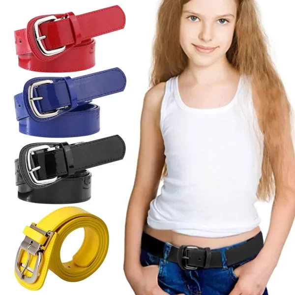 Pu Leather Unisex Baseball Belt - Image 4