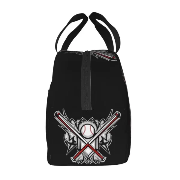 Baseball Ball Sport Insulated Lunch Bag for Outdoor Picnic Portable Thermal Cooler Lunch Box Women Food Container Tote Bags - Image 2