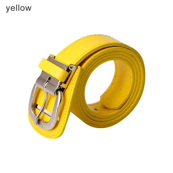 Pu Leather Unisex Baseball Belt - Image 10