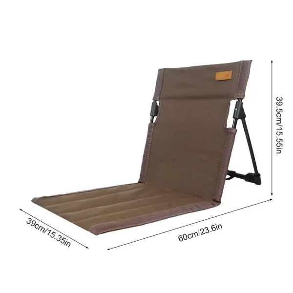 Folding Lawn Chairs For Adults 600D Oxford Cloth Lightweight Camping Chair Portable Stadium Seats For Bleachers Seat Cushion - Image 7