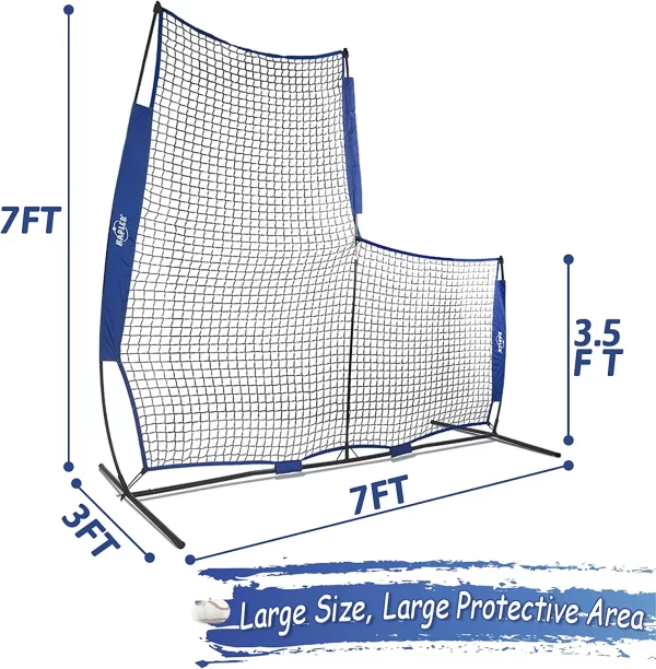 Kapler Baseball & Softball Practice Hitting Net with Carry Bag - Image 2