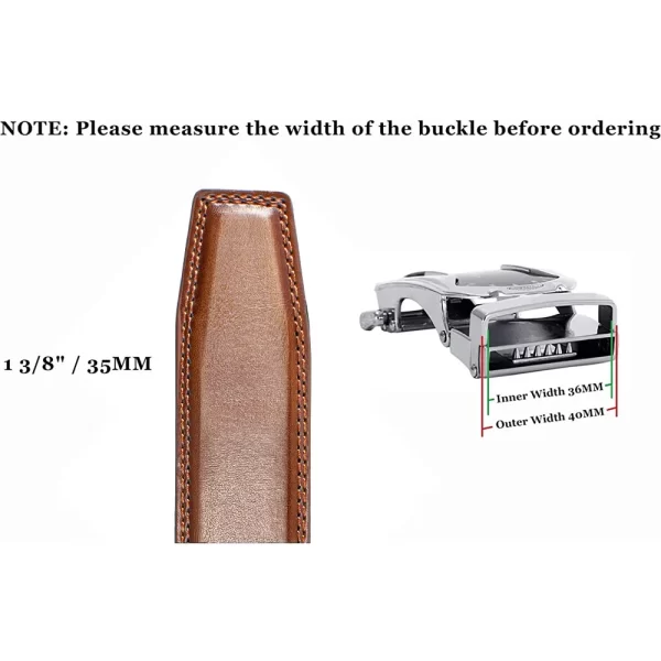 Mens Leather Belt - Image 4