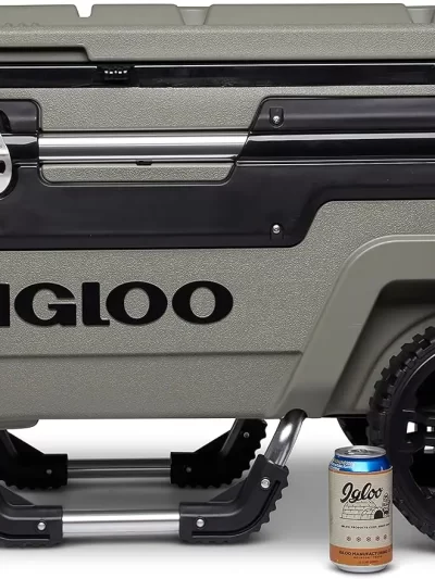 Igloo Premium Trailmate Cooler  ice bucket  wine glass holder  beer cooler