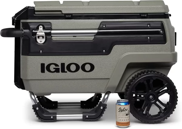 Igloo Premium Trailmate Cooler  ice bucket  wine glass holder  beer cooler