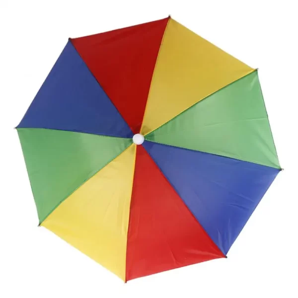 1/2/4PCS Portable Rain Umbrella Hat Army Green Foldable Outdoor Pesca Sun Shade Waterproof Camping Fishing Headwear Beach - Image 2