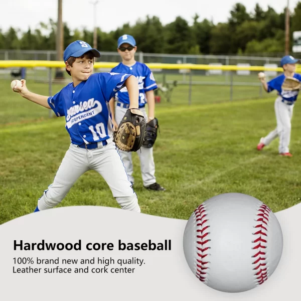 9 Inch Game Training Baseball Ball - Image 2