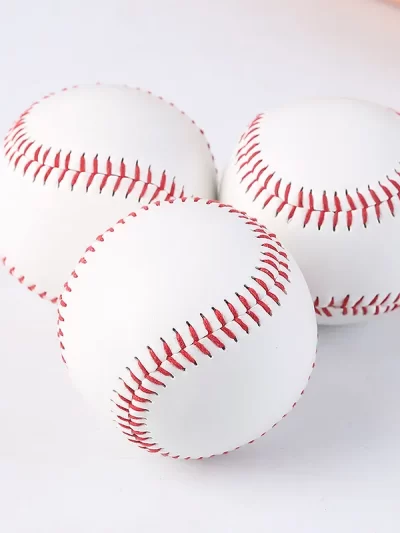 3pcs Set of Softball and Hardball Handmade Baseballs
