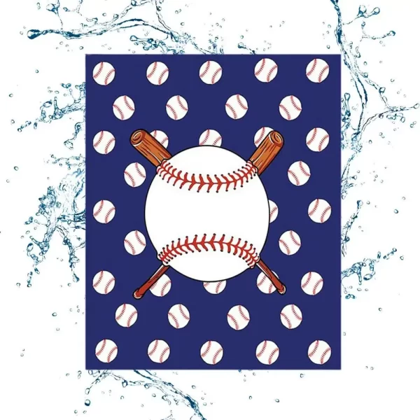 Softball Room Decor Soft Cute Baseball Texture Blanket - Image 10