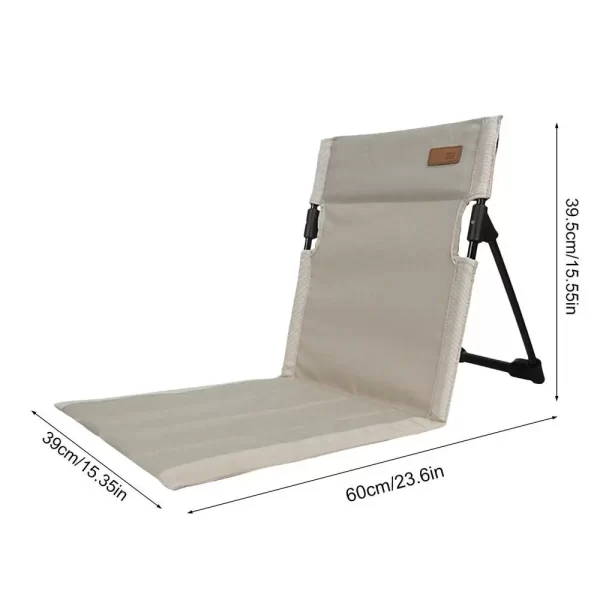 Folding Lawn Chairs For Adults 600D Oxford Cloth Lightweight Camping Chair Portable Stadium Seats For Bleachers Seat Cushion - Image 10