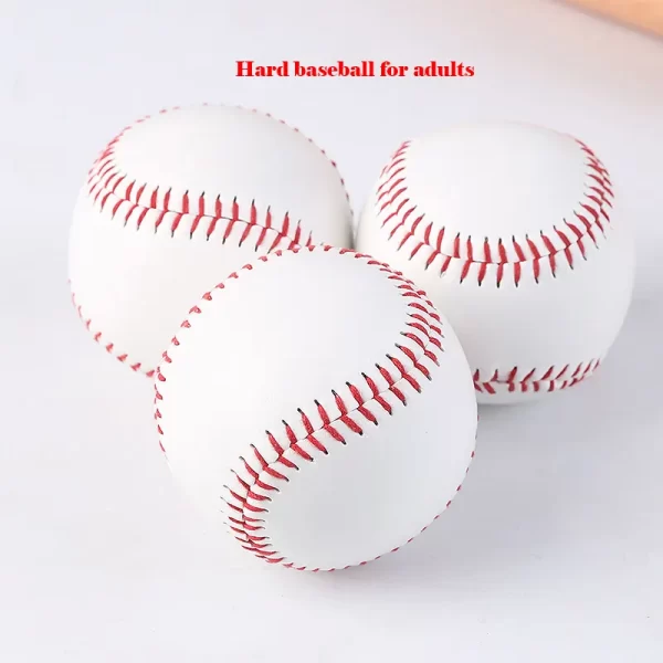 3pcs Set of Softball and Hardball Handmade Baseballs - Image 8