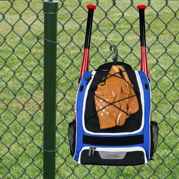 20-35L Baseball Bag T-Ball Softball Equipment Bag Gear Large Main Compartment For Helmet Accessories Separate Shoes Compartment