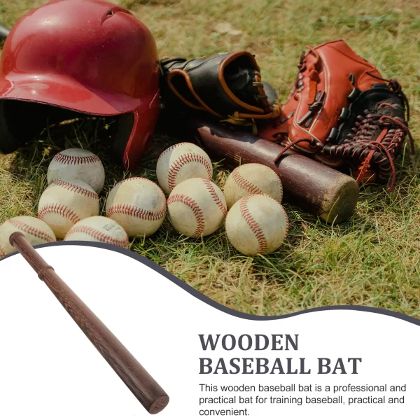 Wooden Handheld Retro Bat - Image 4