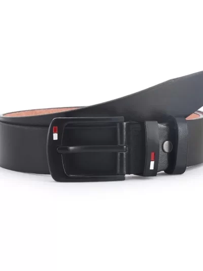 Mens PU Alloy Square Buckle Belts