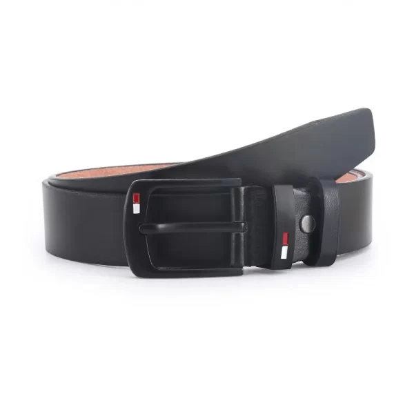 Mens PU Alloy Square Buckle Belts
