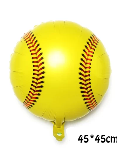 18inch Sport Theme Aluminum Foil Balloons Happy Birthday Party Decorations Kids  Helium Globos Inflatable Ball Supplies