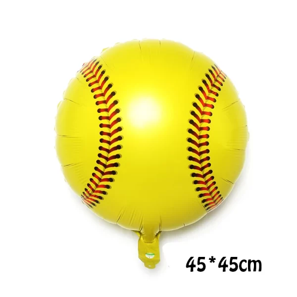 18inch Sport Theme Aluminum Foil Balloons Happy Birthday Party Decorations Kids  Helium Globos Inflatable Ball Supplies
